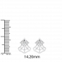 I am loved unconditionally 18K Gold & Diamond Earrings