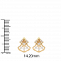 I am loved unconditionally 18K Gold & Diamond Earrings