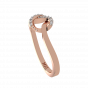 Flow Free Gold Diamond Ring