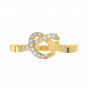 Flow Free Gold Diamond Ring