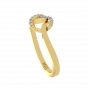 Flow Free Gold Diamond Ring