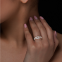 Flow Free Gold Diamond Ring