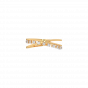 I am proud of who I am becoming 18K Gold & Diamond Ring