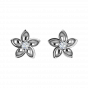 The Floral Treasure Diamond Stud Earrings