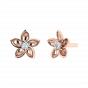 The Floral Treasure Diamond Stud Earrings