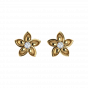 The Floral Treasure Diamond Stud Earrings