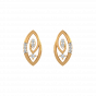 Golden Eyes Diamond Stud Earrings