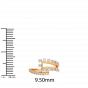 I am enough, always and forever 18K Gold & Diamond Ring