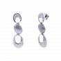 Bridal Gold & Diamond Necklace Set With Oval Motifs