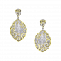 Designer Gold & Diamond Filigree Necklace Set