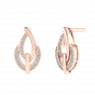 Light A Fire Diamond Stud Earrings