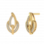 Light A Fire Diamond Stud Earrings
