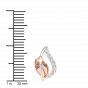 The Twin Flame Diamond Stud Earrings