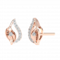 The Twin Flame Diamond Stud Earrings