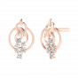 Dew On The Tip Diamond Stud Earrings