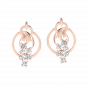 Dew On The Tip Diamond Stud Earrings