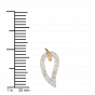 The Leaf Speaks Bliss Diamond Stud Earrings