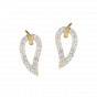The Leaf Speaks Bliss Diamond Stud Earrings