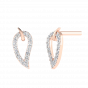 The Leaf Speaks Bliss Diamond Stud Earrings