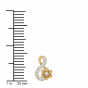 Flower & Love Diamond Stud Earrings