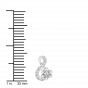 Flower & Love Diamond Stud Earrings