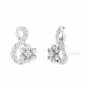 Flower & Love Diamond Stud Earrings