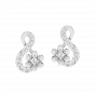 Flower & Love Diamond Stud Earrings