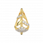 Christmas Tree Diamond and Gold Ring
