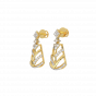 Diamond and Gold Celebration Earrings