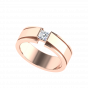 Enceladus Men`s Solitaire Diamond Ring