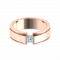 Enceladus Men`s Solitaire Diamond Ring