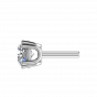 A Quarter Carats Solitaire Diamond Earrings Studs