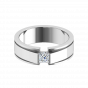 Enceladus Men`s Solitaire Diamond Ring