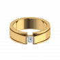 Enceladus Men`s Solitaire Diamond Ring