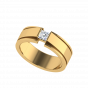 Enceladus Men`s Solitaire Diamond Ring