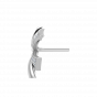 Wavy Horizons Diamond Stud Earrings
