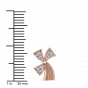 Wavy Horizons Diamond Stud Earrings