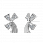 Wavy Horizons Diamond Stud Earrings