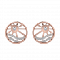 The Wheel of Love Diamond Stud Earrings