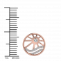 The Wheel of Love Diamond Stud Earrings