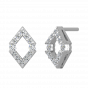 The Geometrical Glory Diamond Stud Earrings