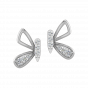 The Mystique Fly Diamond Stud Earrings