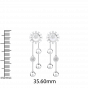 I am a magnet for miracles 18K  Gold & Diamond Earrings