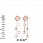 I am a magnet for miracles 18K  Gold & Diamond Earrings