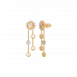 I am a magnet for miracles 18K  Gold & Diamond Earrings