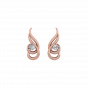 Posy Pose Diamond Stud Earrings