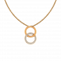The Venn Gold Diamond Pendant