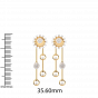 I am a magnet for miracles 18K  Gold & Diamond Earrings