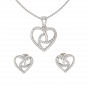 Find The End Diamond Pendant Set