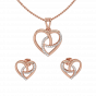 Find The End Diamond Pendant Set